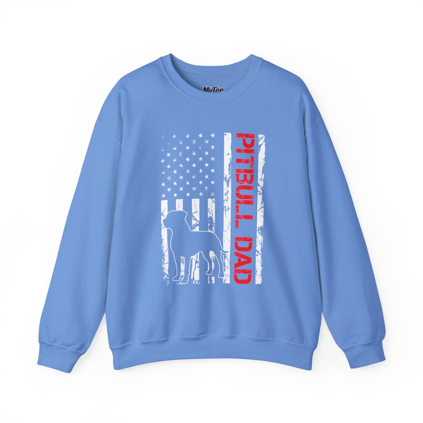 Pitbull Dad Crewneck Sweatshirt | Cozy Gift for Dog Lovers | Unique Pet Owner Apparel | Father's Day Gift
