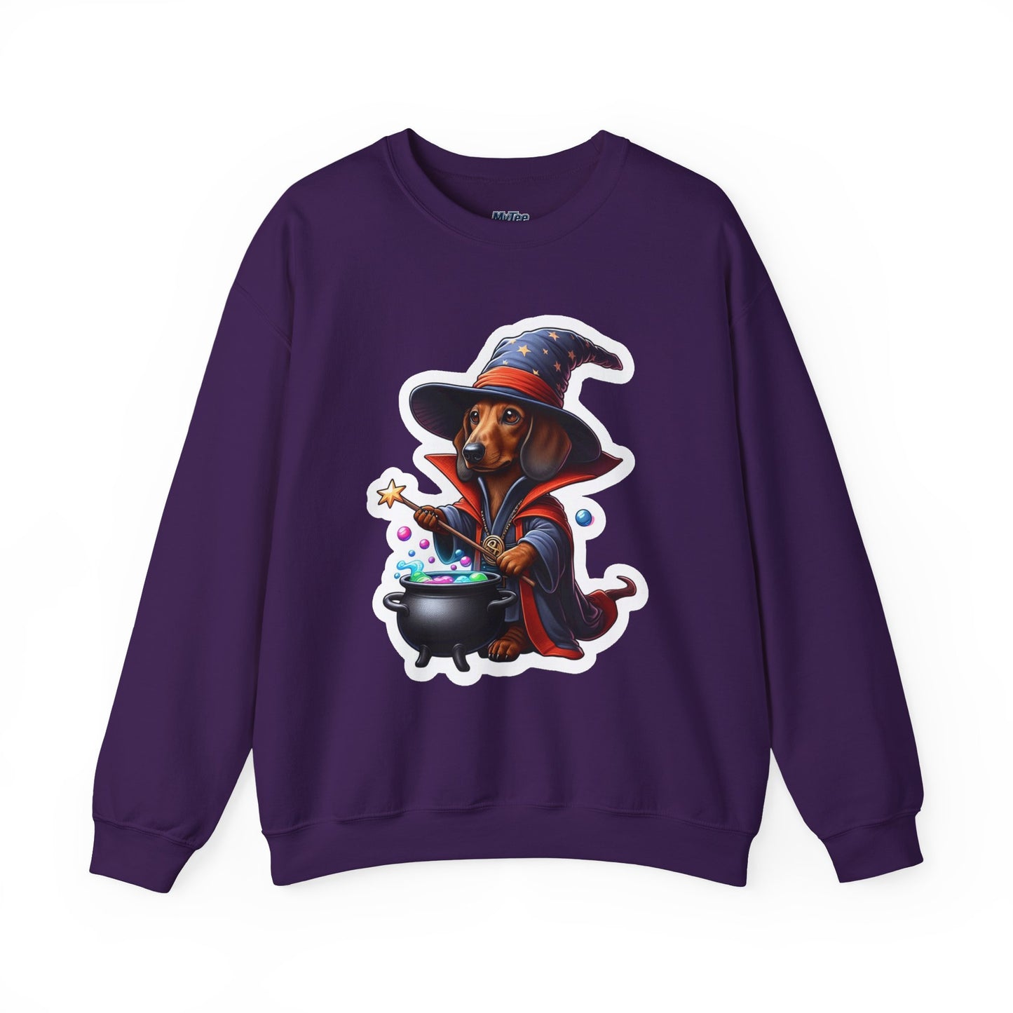 Dachshund Wizard Unisex Sweatshirt –  Halloween Magic Dog Pullover