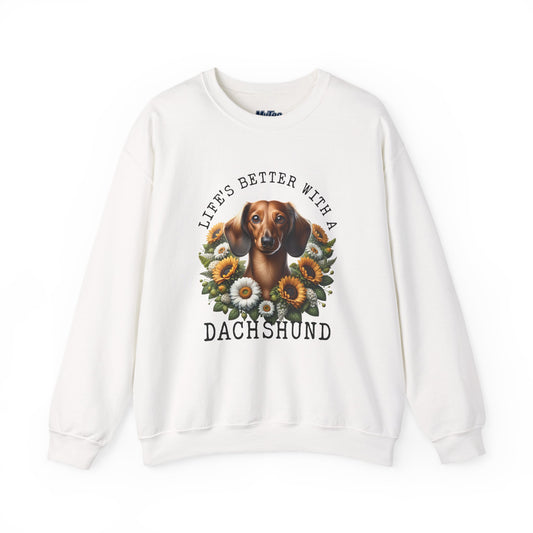 Dachshund Sunflower Unisex Hoodie