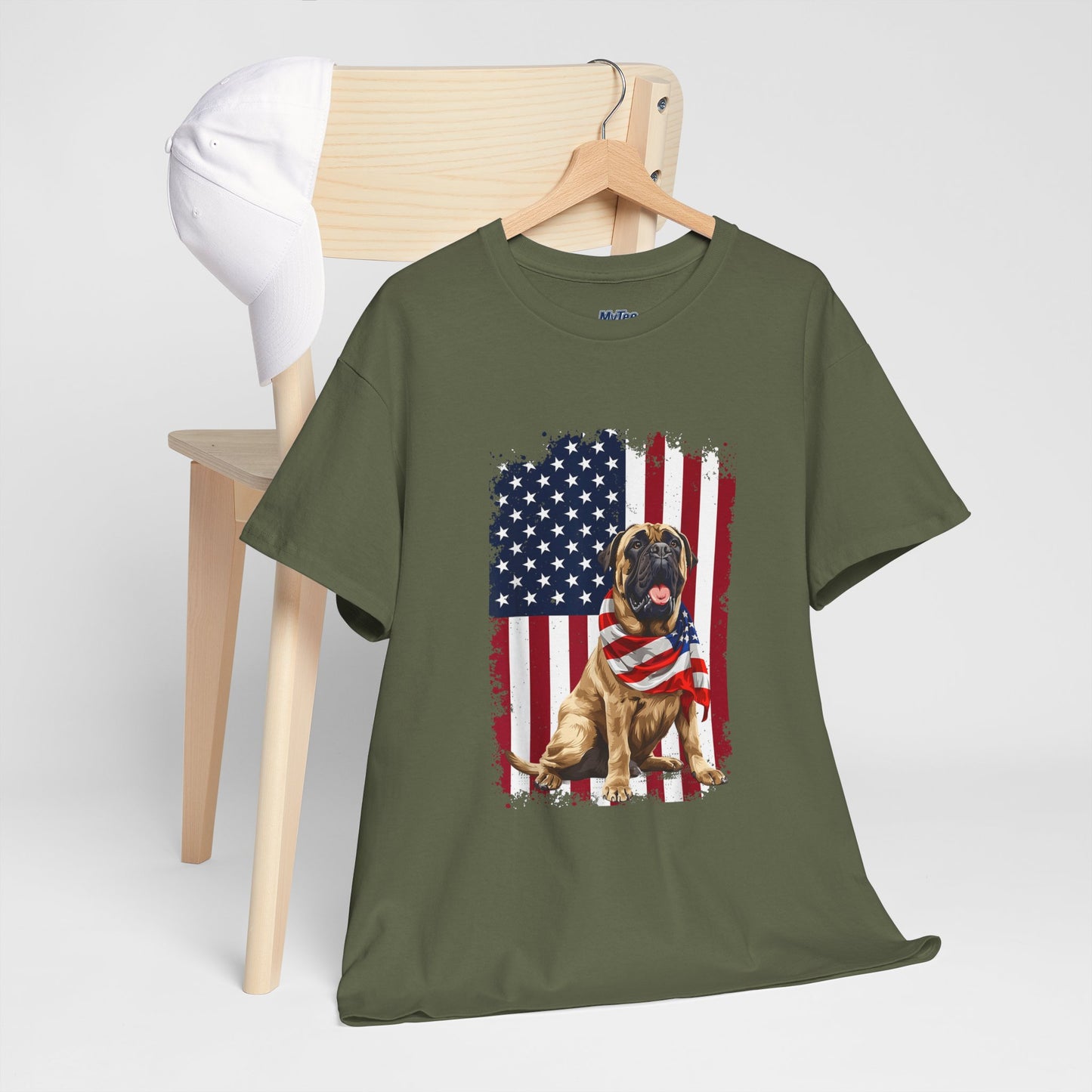 Patriotic English Mastiff Unisex T-Shirt
