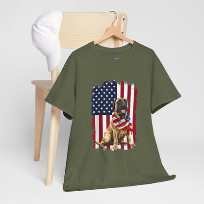 Patriotic English Mastiff Unisex T-Shirt