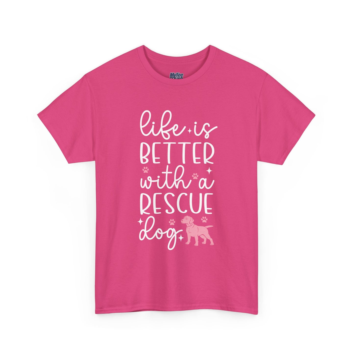 Life is Better With A Rescue Dog Casual T-Shirt