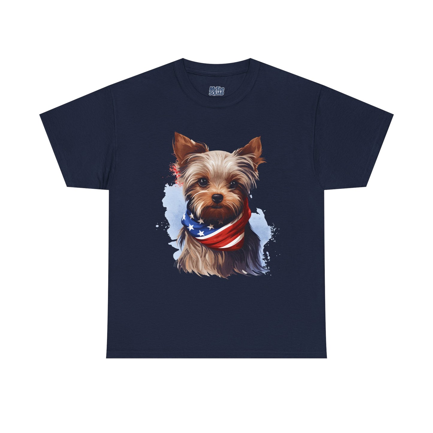Patriotic Yorkshire Terrier Unisex T-Shirt