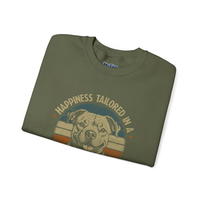 Happiness Tailored In A Pitbull Smile Unisex Sweatshirt