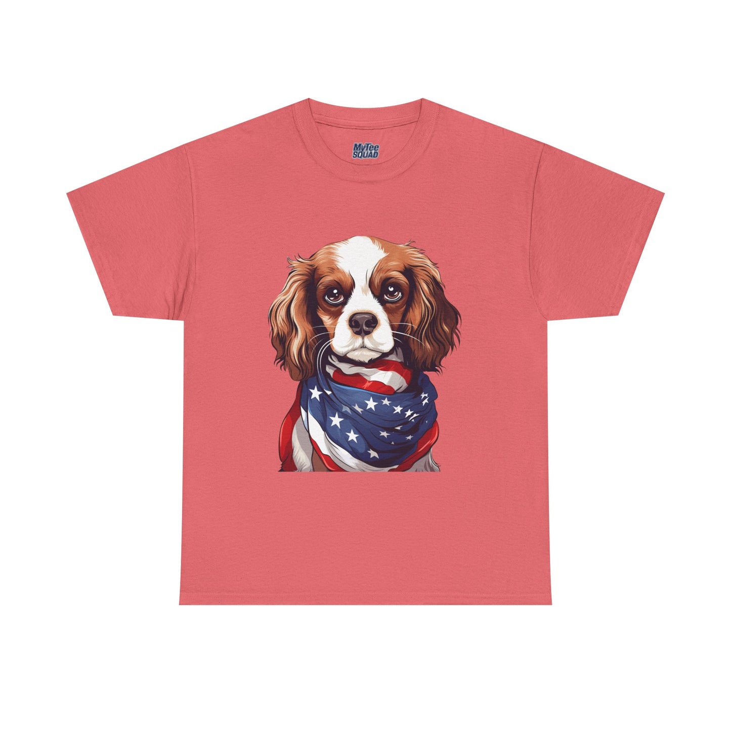 Patriotic Cavalier King Charles Spaniel Unisex T-Shirt