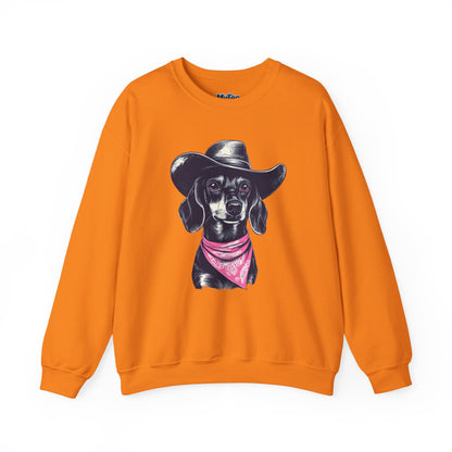 Dachshund Cowpoke Charm Sweatshirt – Soft Style With Attitude