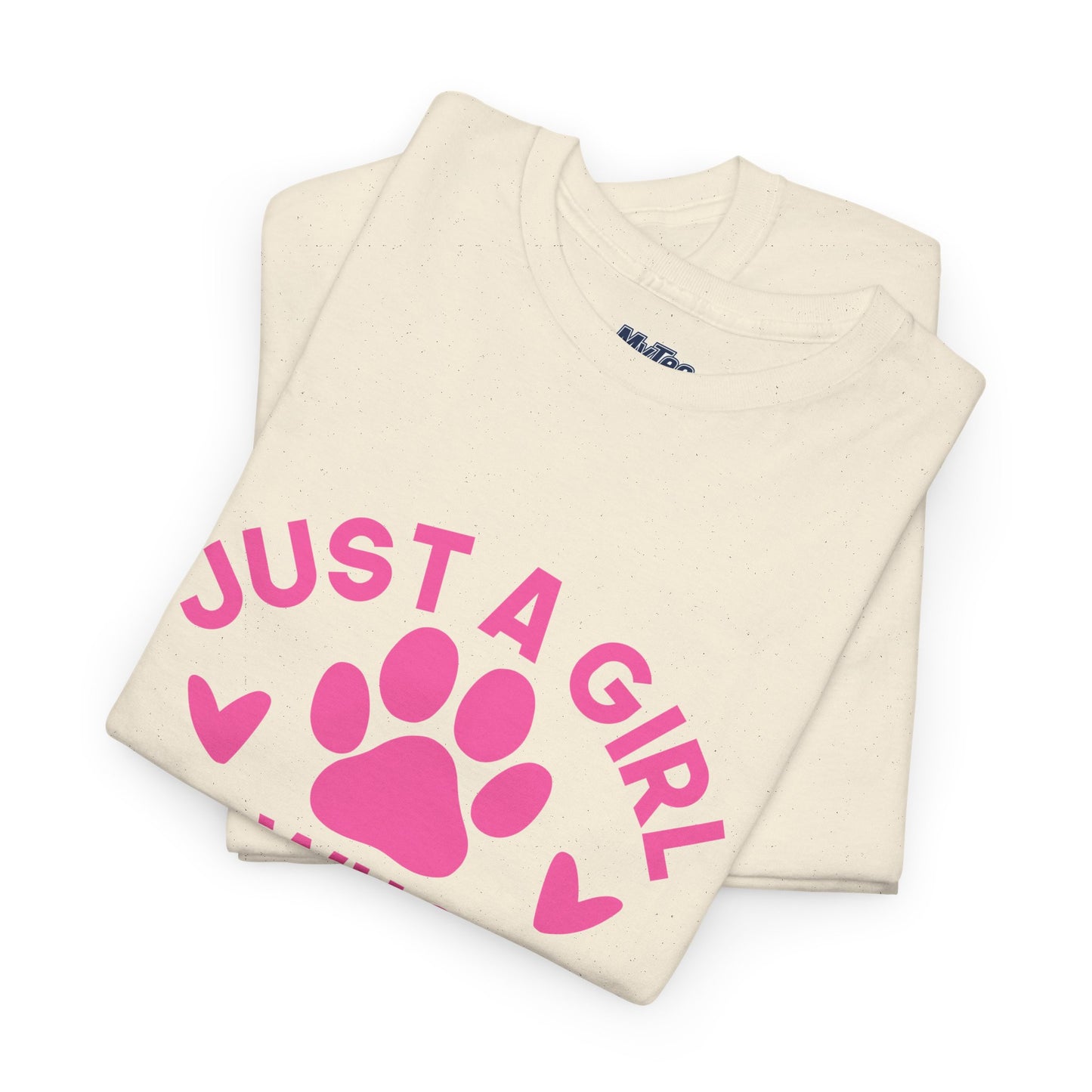 Just a Girl Who Loves Dogs T-Shirt - Cute Pet Lover Tee