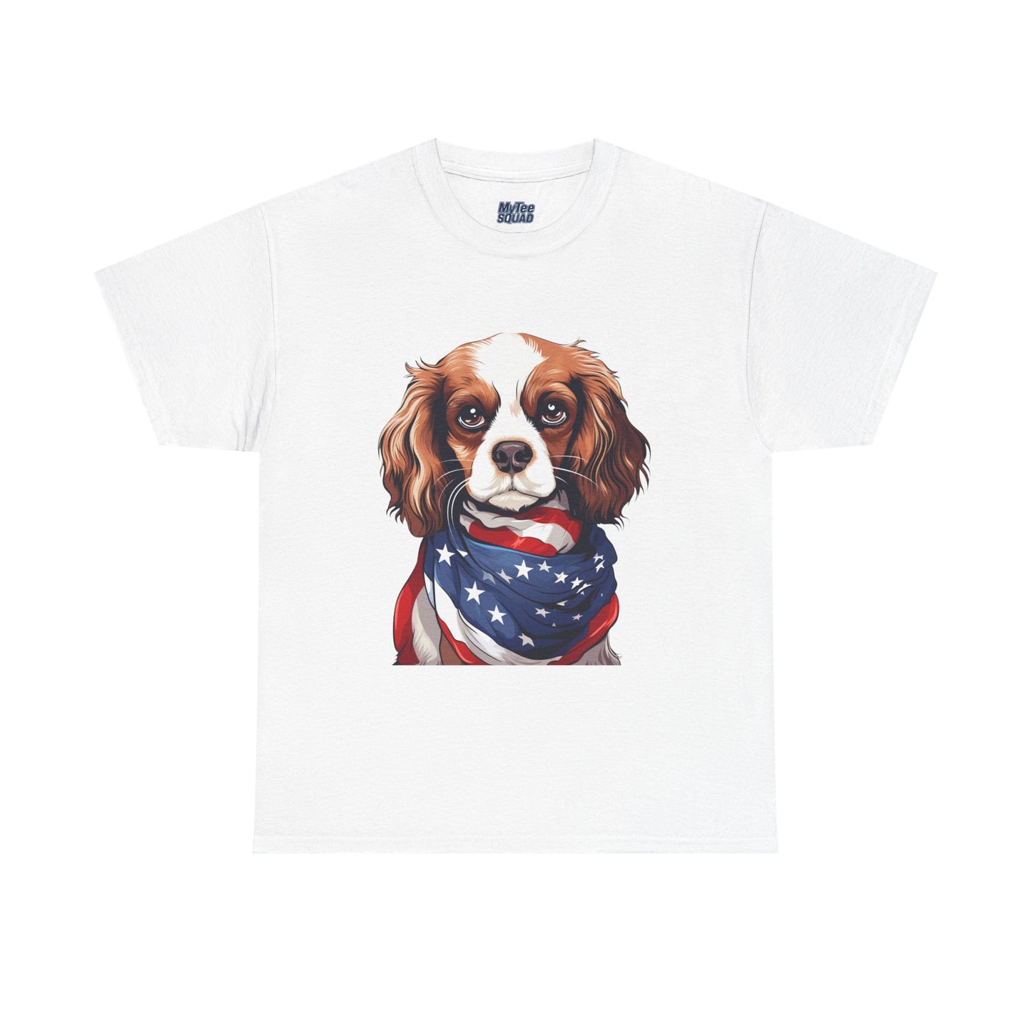 Patriotic Cavalier King Charles Spaniel Unisex T-Shirt
