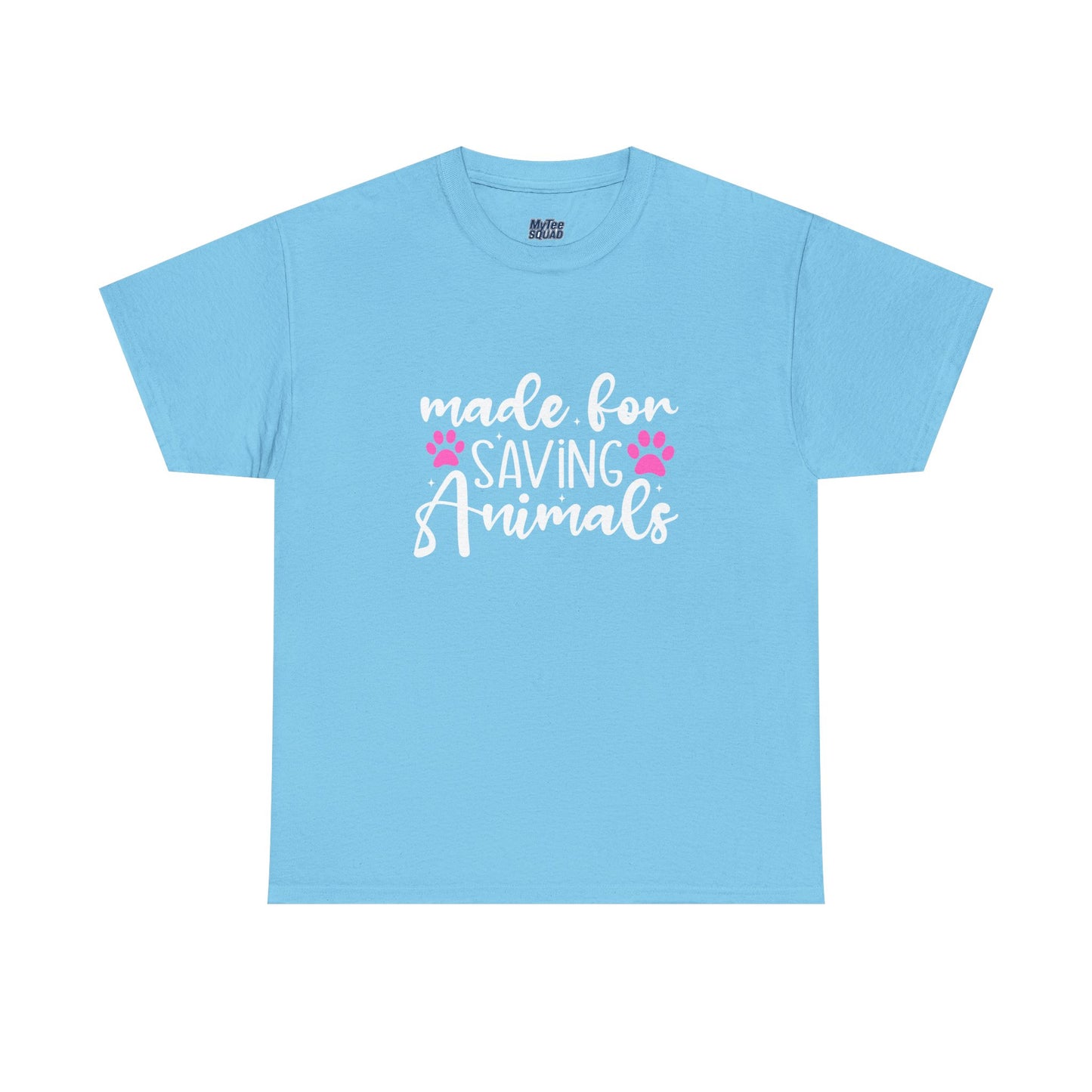 Made For Saving Animals Unisex Cotton T-Shirt | Dog Lover