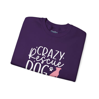 Crazy Rescue Dog Lady Sweatshirt | Dog Mom Crewneck