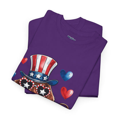 Patriotic Dachshund Unisex T-Shirt | Dog Lover Gift, July 4th Celebration