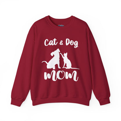 Cat & Dog Mom Sweatshirt | Double The Love, Double The Fur