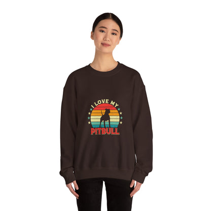 I Love My Pitbull Unisex Sweatshirts