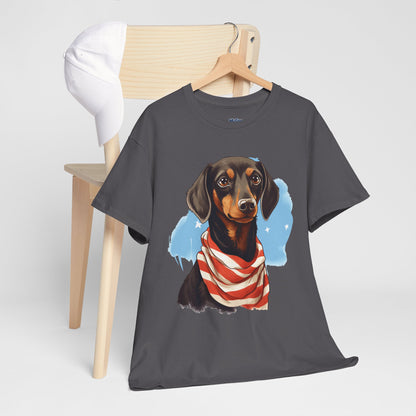 Patriotic Dachshund Unisex T-Shirt