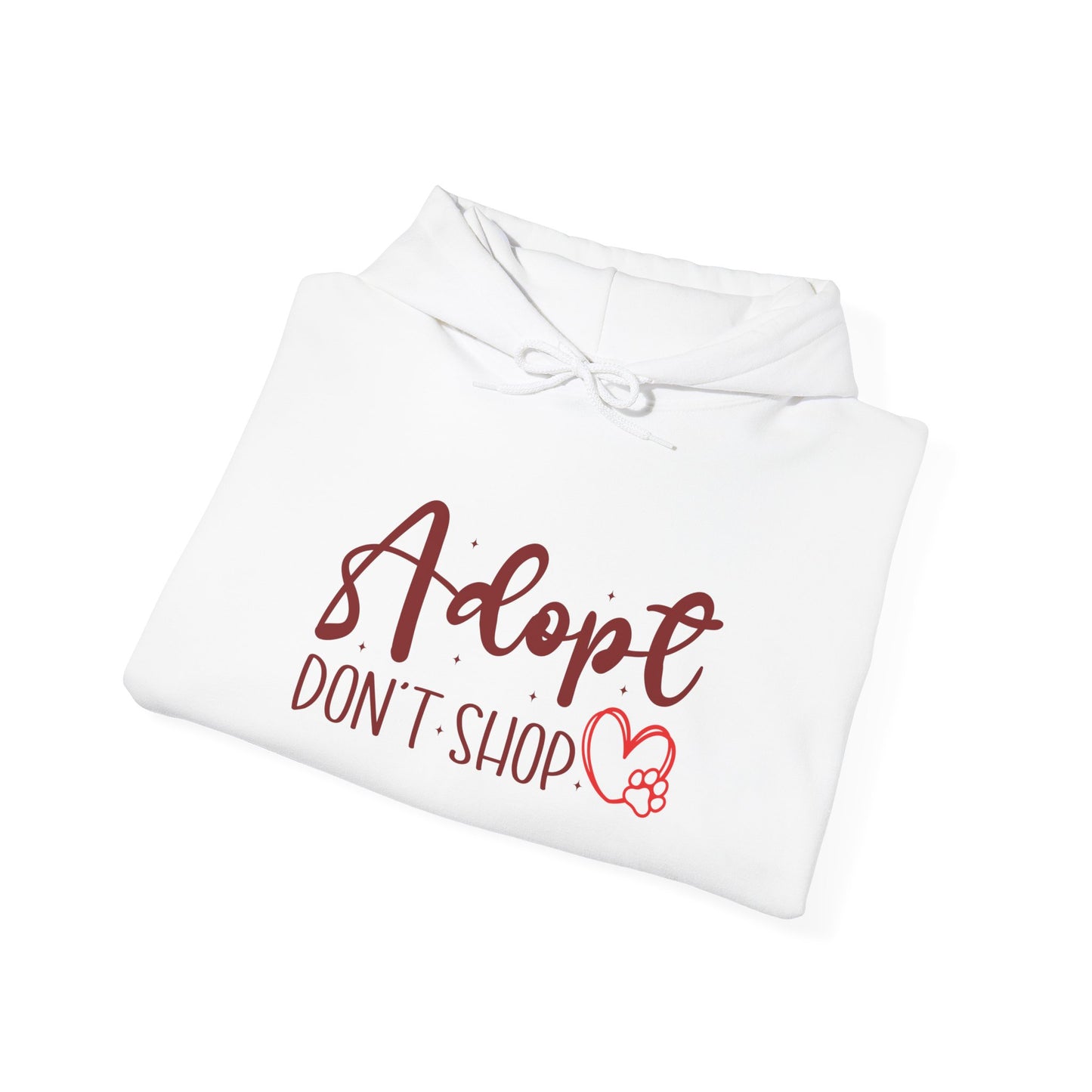 Adopt Don’t Shop Unisex Hoodie – Soft Statement Wear For Animal Lovers