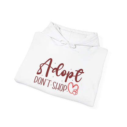 Adopt Don’t Shop Unisex Hoodie – Soft Statement Wear For Animal Lovers