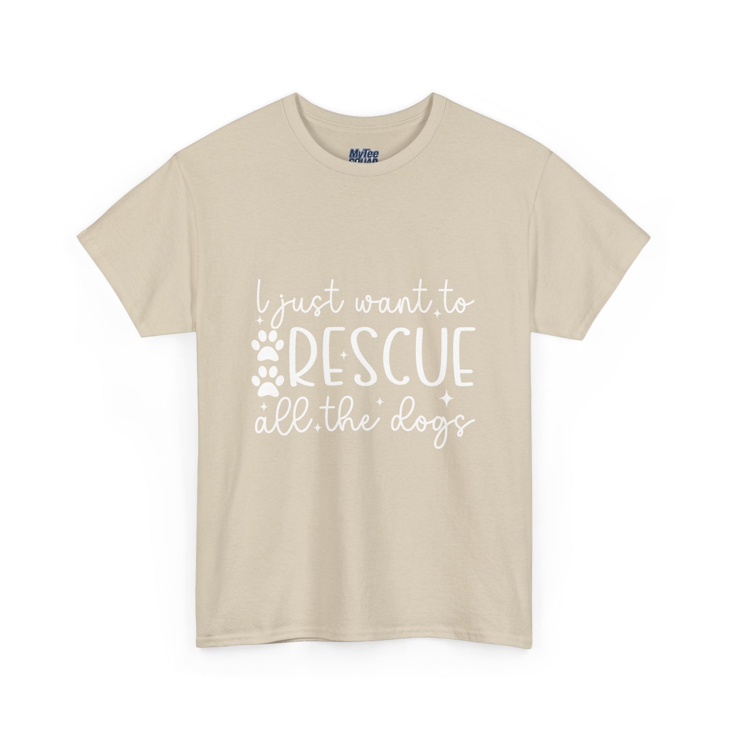 I Just Want To Rescue All The Doga Unisex T-Shirt – Soft Style, Big Heart