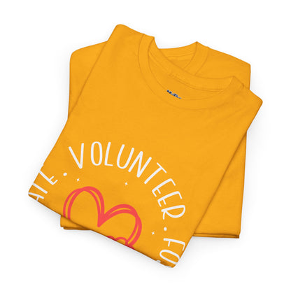 Pet Lover's Heart Volunteer Rescue Foster Donate Unisex T-Shirt