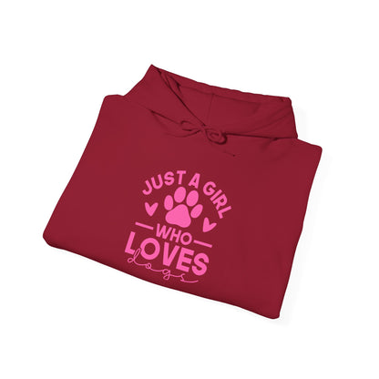 Just A Girl Who Loves Dogs Hoodie | Gift for Dog Mom