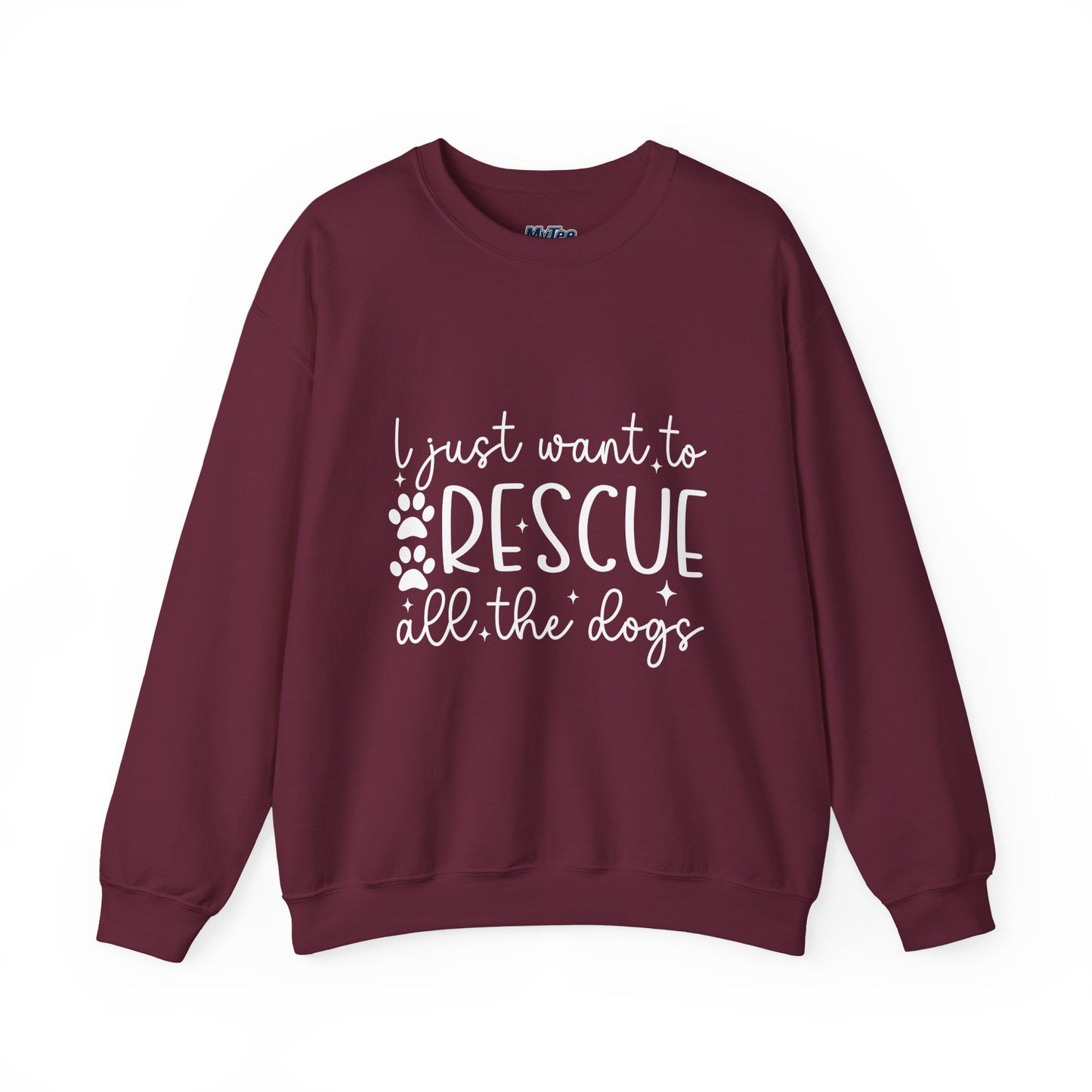 I Just Want To Rescue All The Dogs Unisex Sweatshirt | Cozy Mission Wear