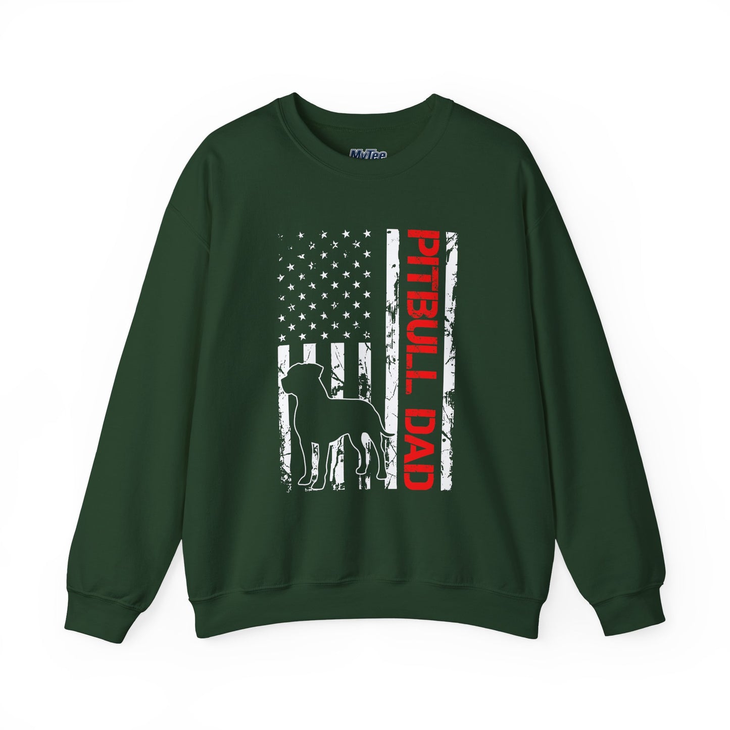 Pitbull Dad Crewneck Sweatshirt | Cozy Gift for Dog Lovers | Unique Pet Owner Apparel | Father's Day Gift