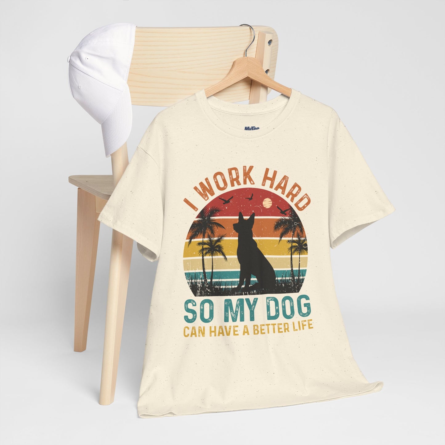 I Work Hard So My Dog Can Chill Unisex T-Shirt