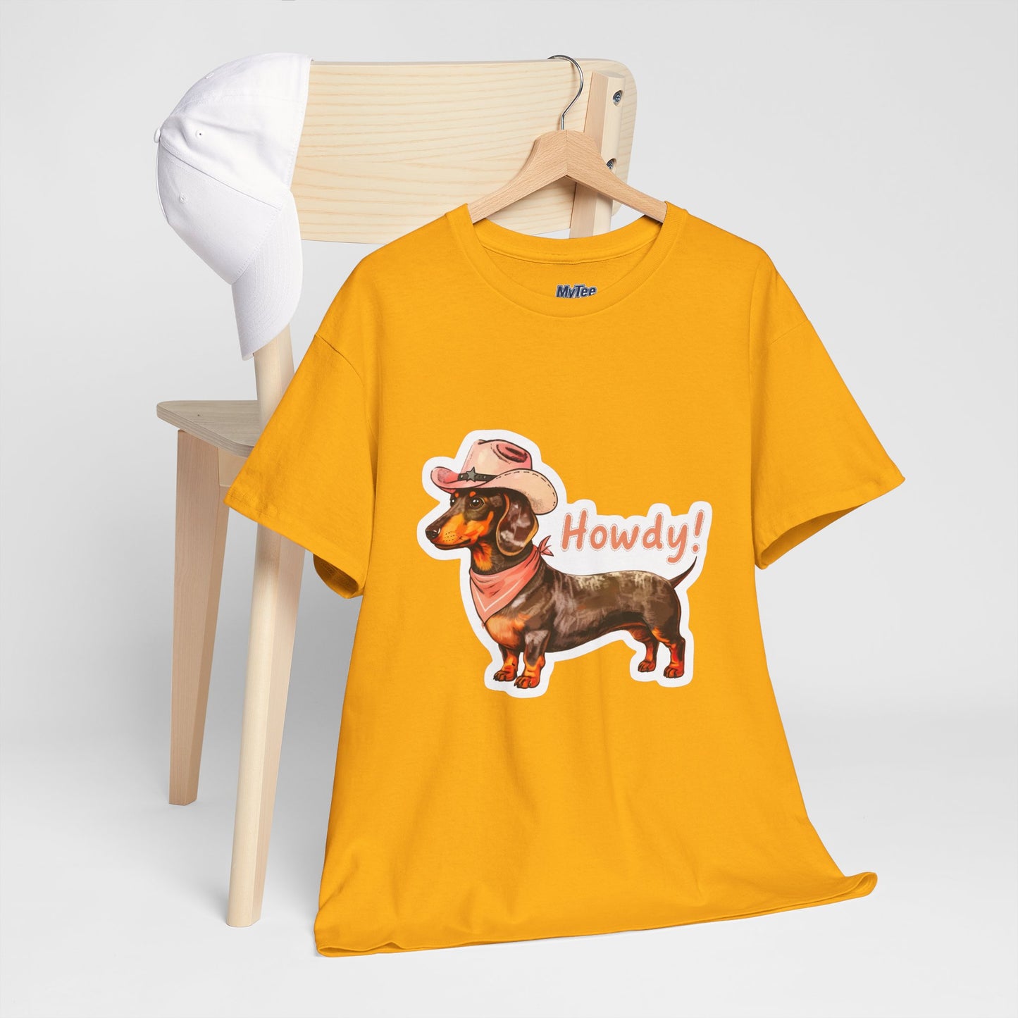 Dachshund Howdy Unisex T-Shirt – Southern Charm For Pup Fans