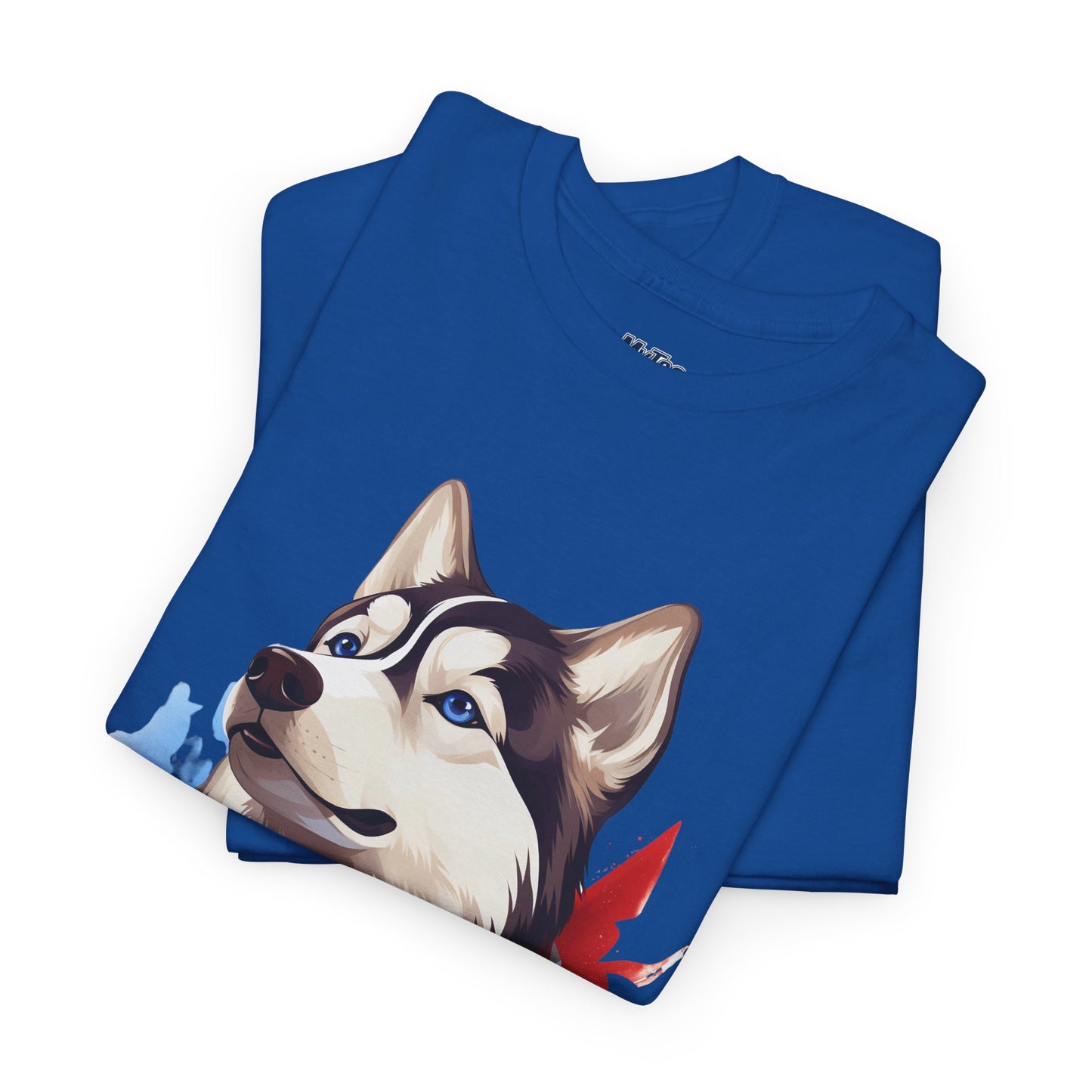 Patriotic Siberian Husky Unisex T-Shirt