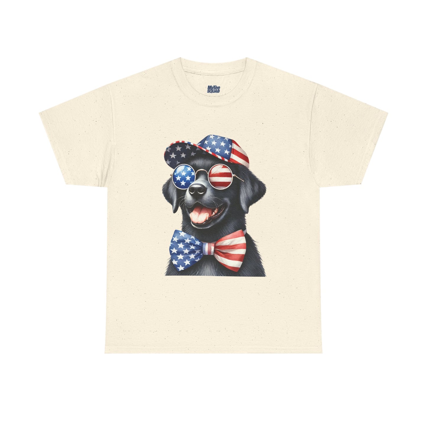 Patriotic Labrador Retriever With Sunglasses And Bow Unisex T-Shirts