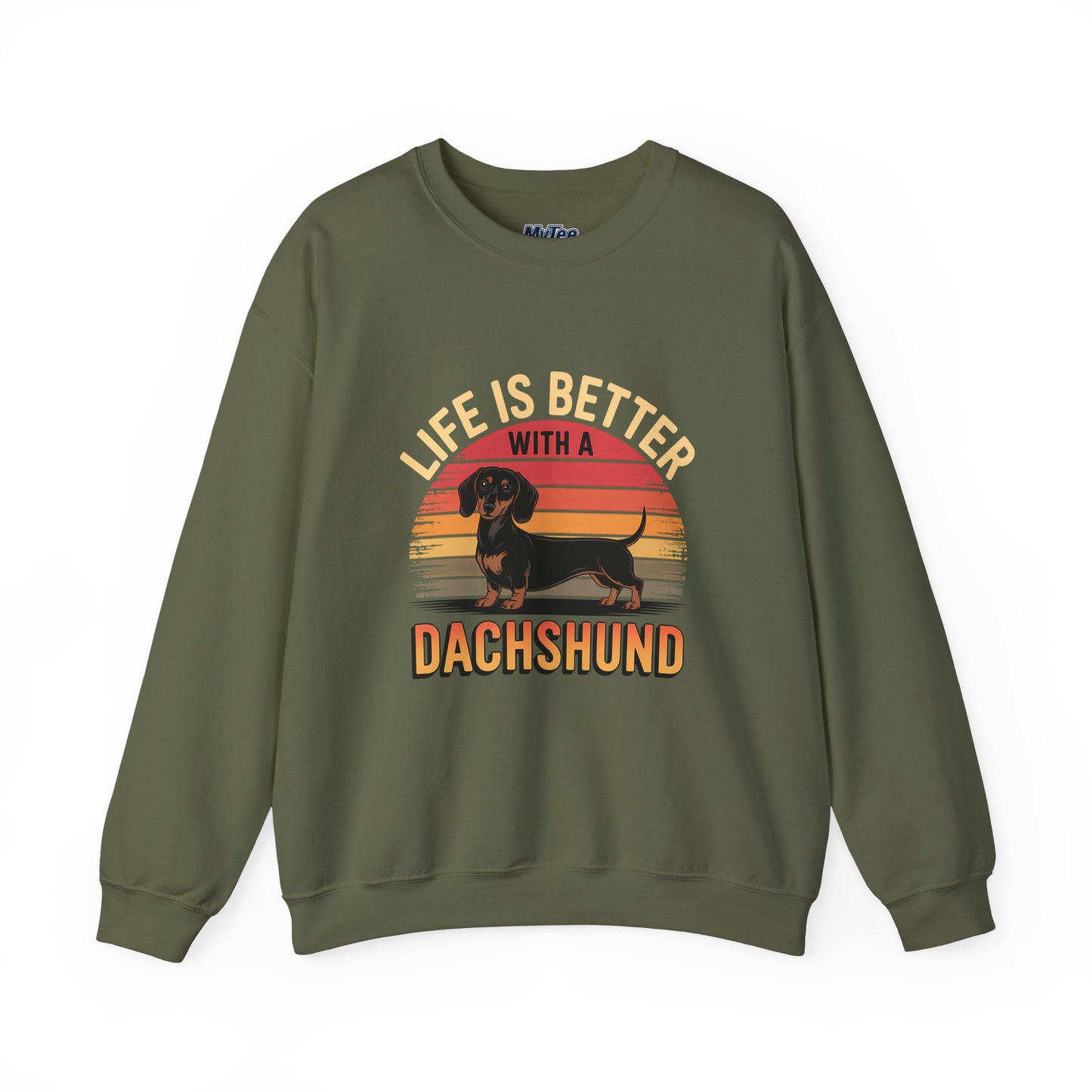 Life Is Better With A Dachshund Unisex Sweatshirt – Cozy Dog Parent Wear