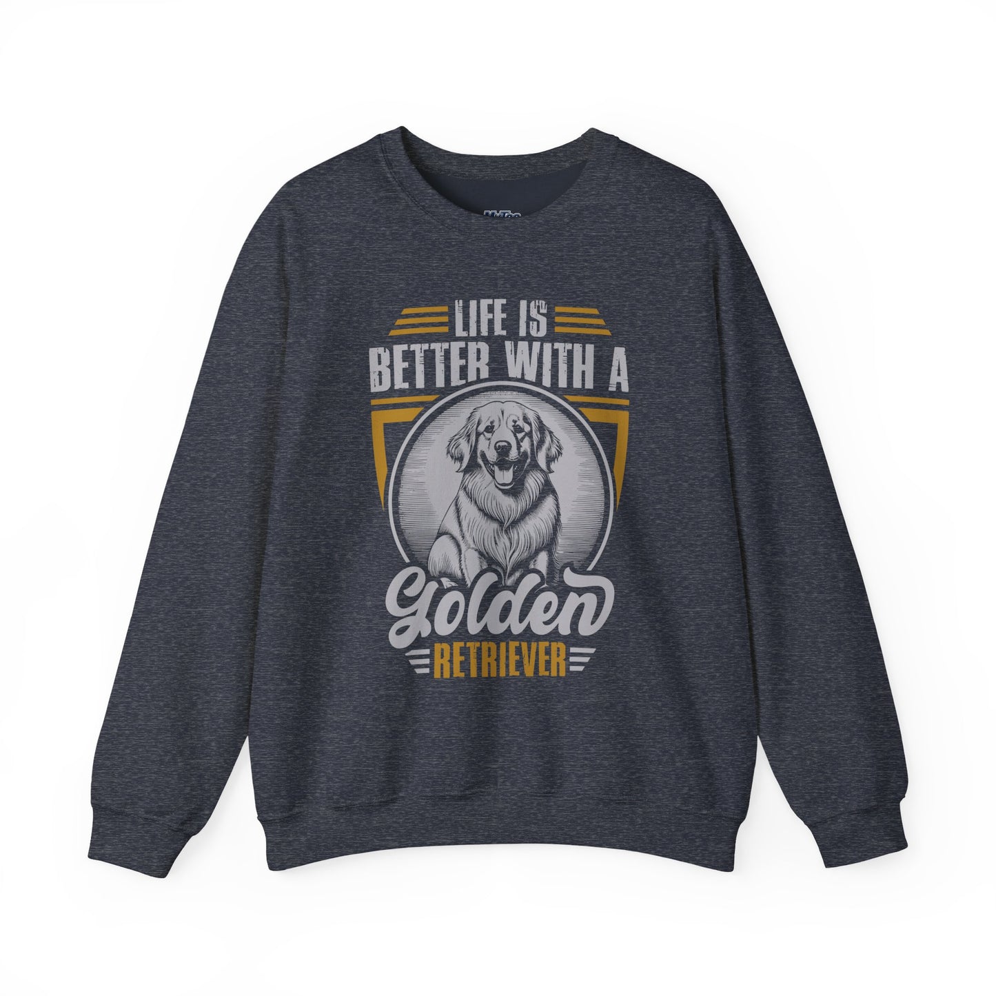 Life Is Better with a Golden Retriever Sweatshirt – Cozy Dog Lover Crewneck