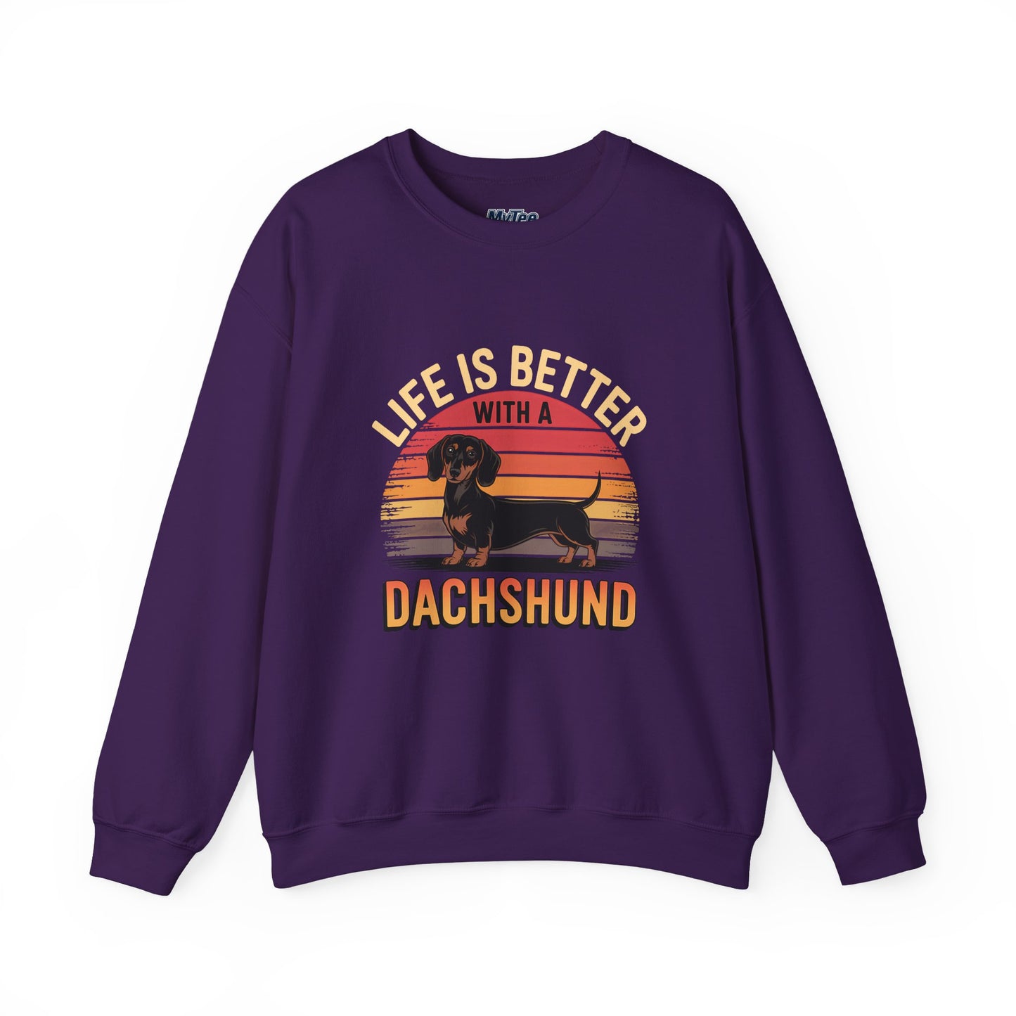 Life Is Better With A Dachshund Unisex Sweatshirt – Cozy Dog Parent Wear