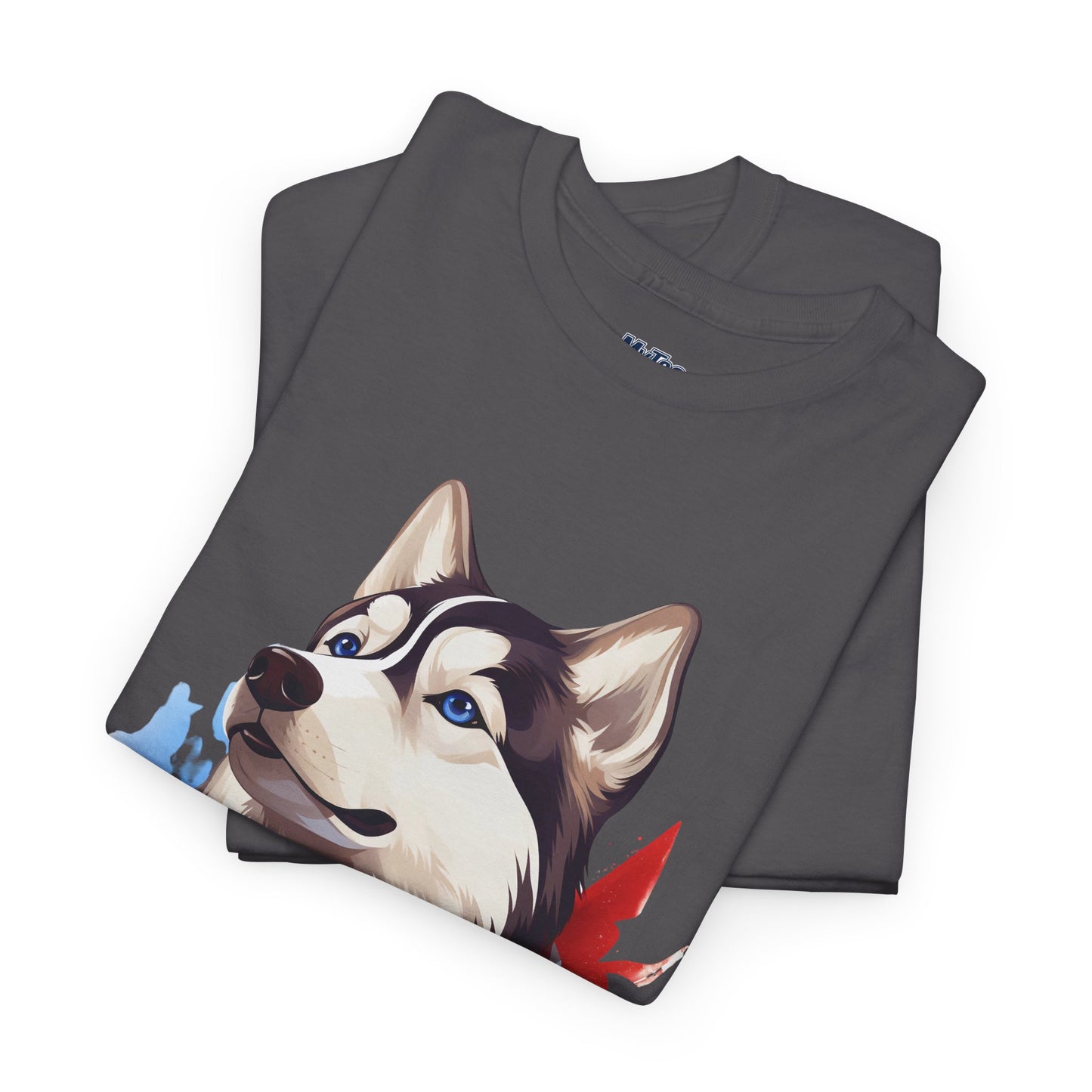 Patriotic Siberian Husky Unisex T-Shirt
