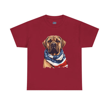 Patriotic Mastiff Unisex T-Shirt