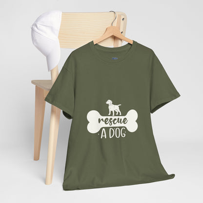 Rescue A Dog Tee Unisex T-Shirt – One Paw At A Time
