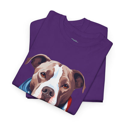 Patriotic American Staffordshire Terrier Unisex T-Shirt