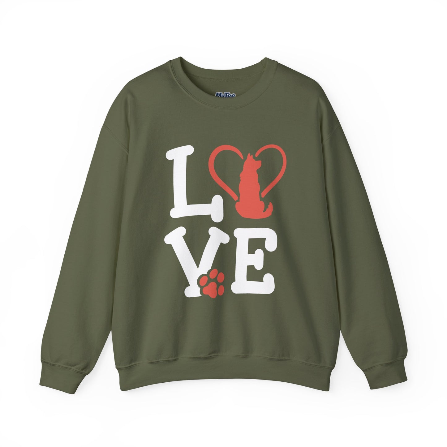 Love Cat Crewneck Sweatshirt - Perfect for Pet Lovers, Gift For Cat Owners