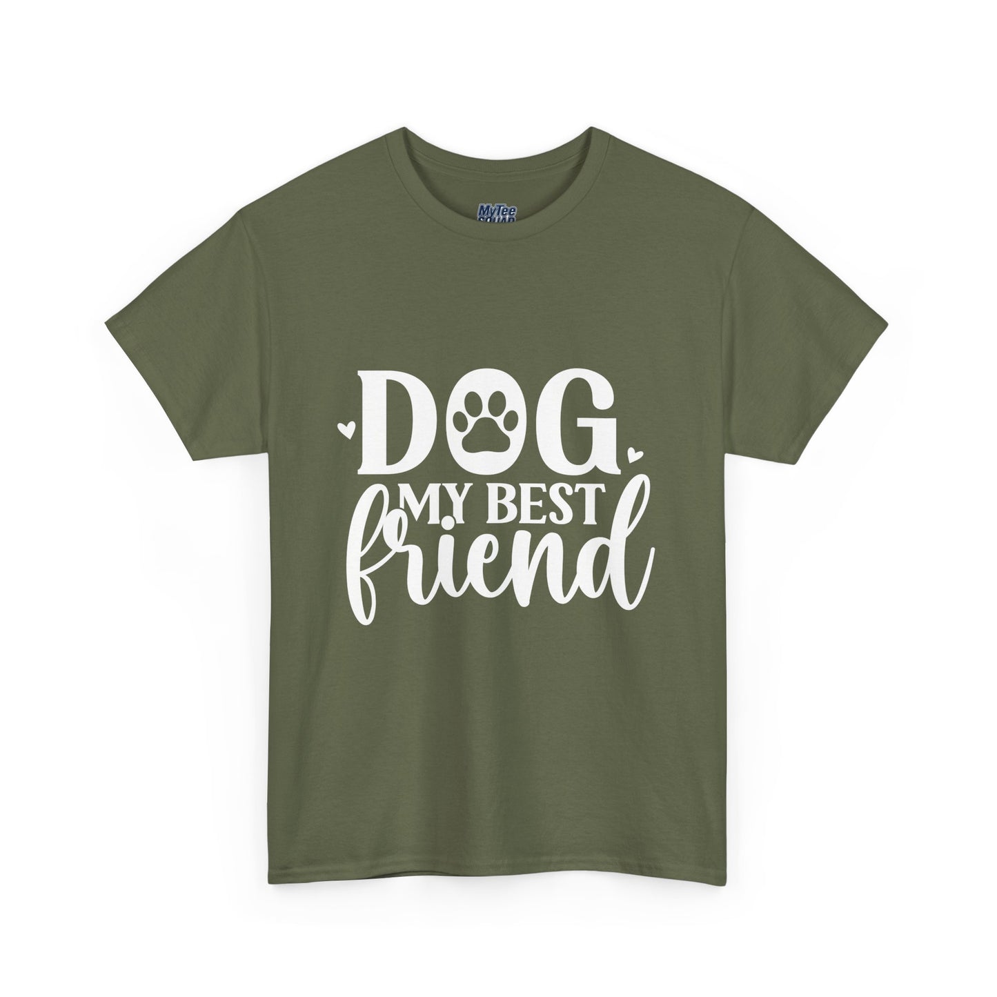 Dog My Best Friend Unisex Heavy Cotton T-Shirt | Pet Owner Apparel