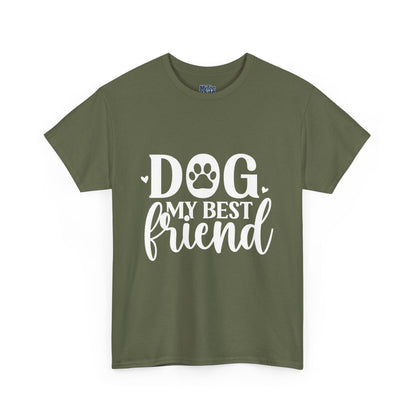 Dog My Best Friend Unisex Heavy Cotton T-Shirt | Pet Owner Apparel