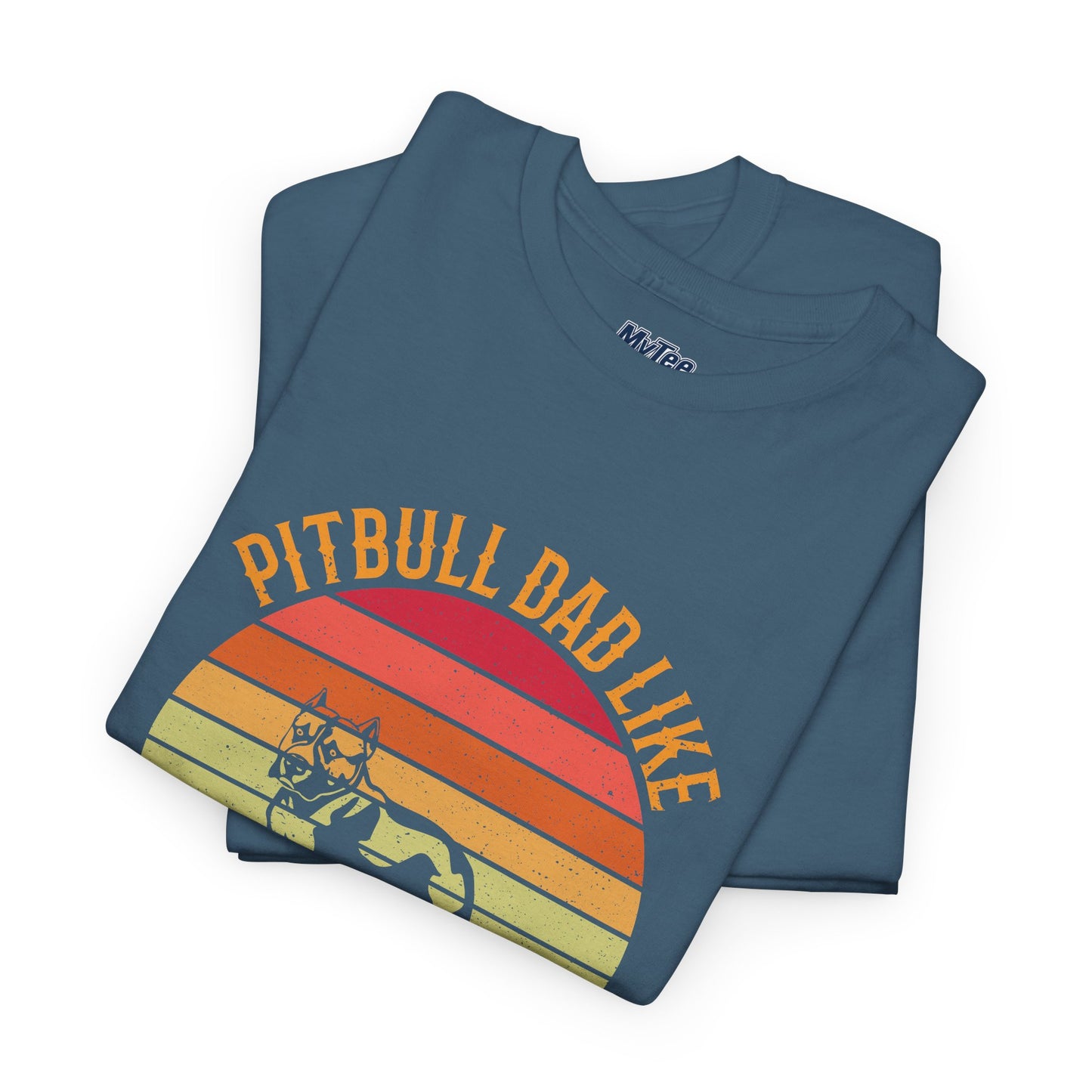 Pitbull Dad Like A Regular Dad But Cooler T-Shirt | Best Gift For Dog Father