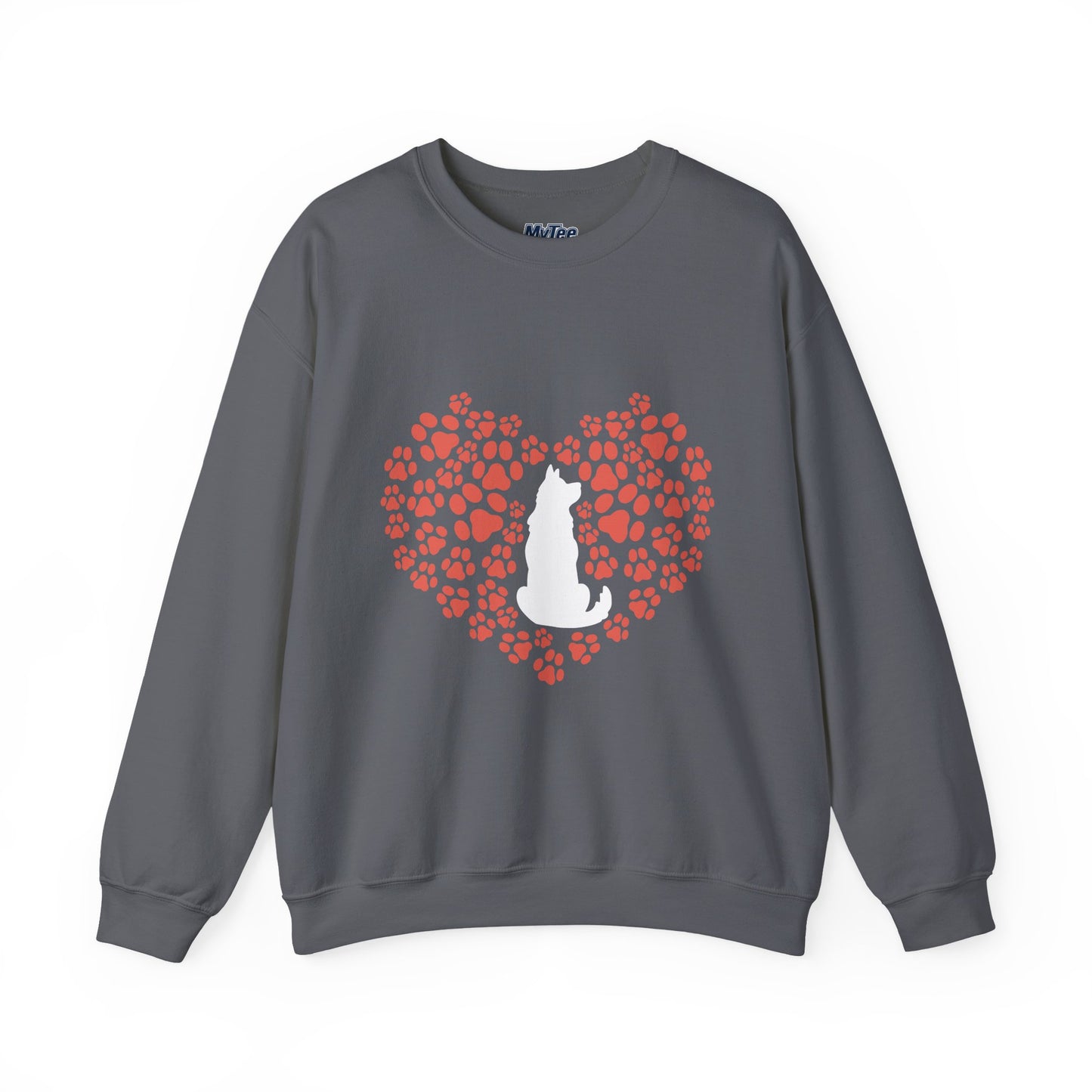 Cat Lover's Heart Crewneck Sweatshirt