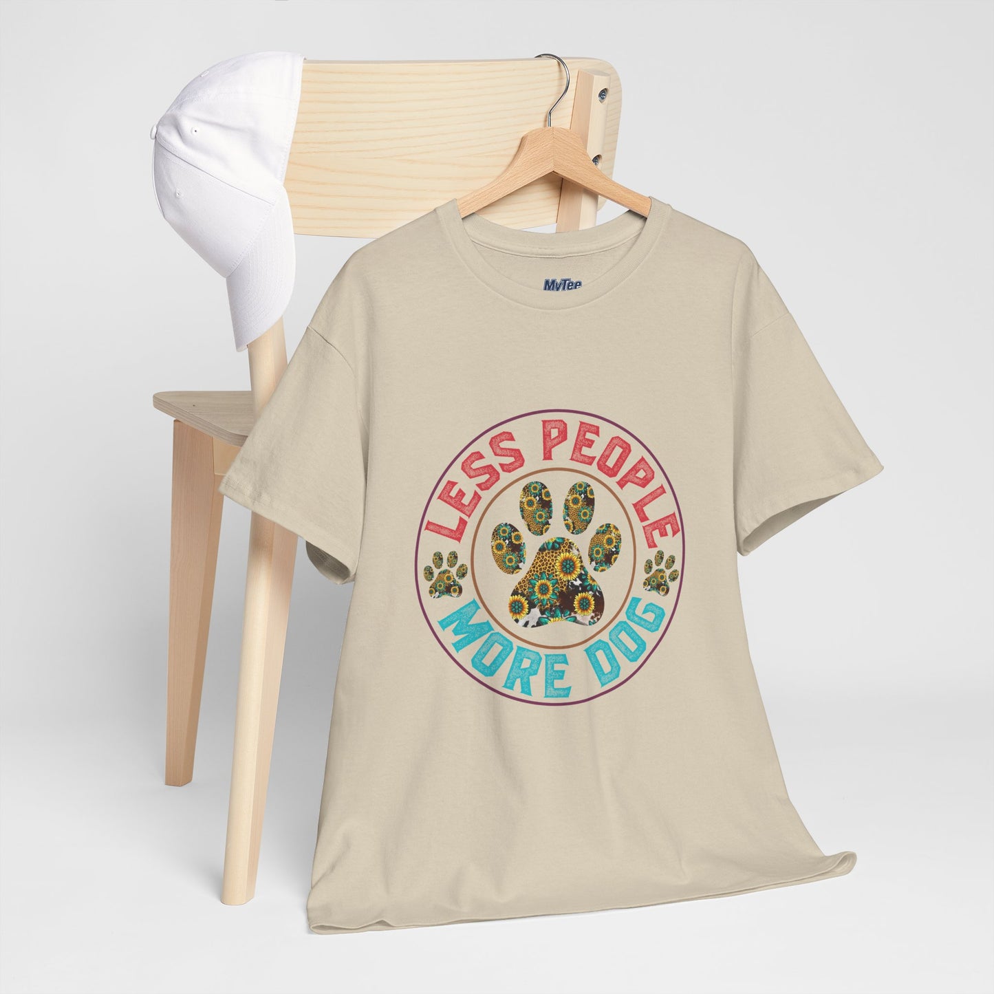Less People More Dog Unisex Cotton T-Shirt