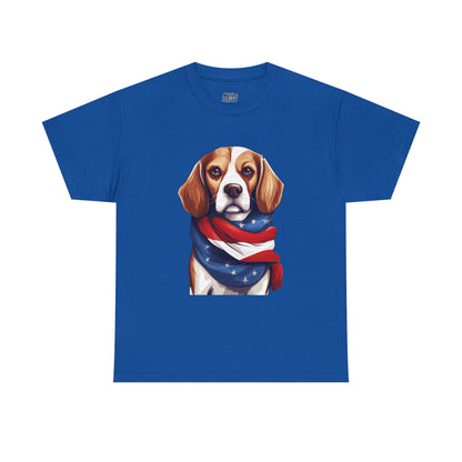 Patriotic Beagle Unisex T-Shirt