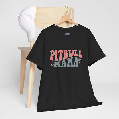 Pitbull Mama Tee – Cute Casual Shirt for Dog Moms & Pet Lovers