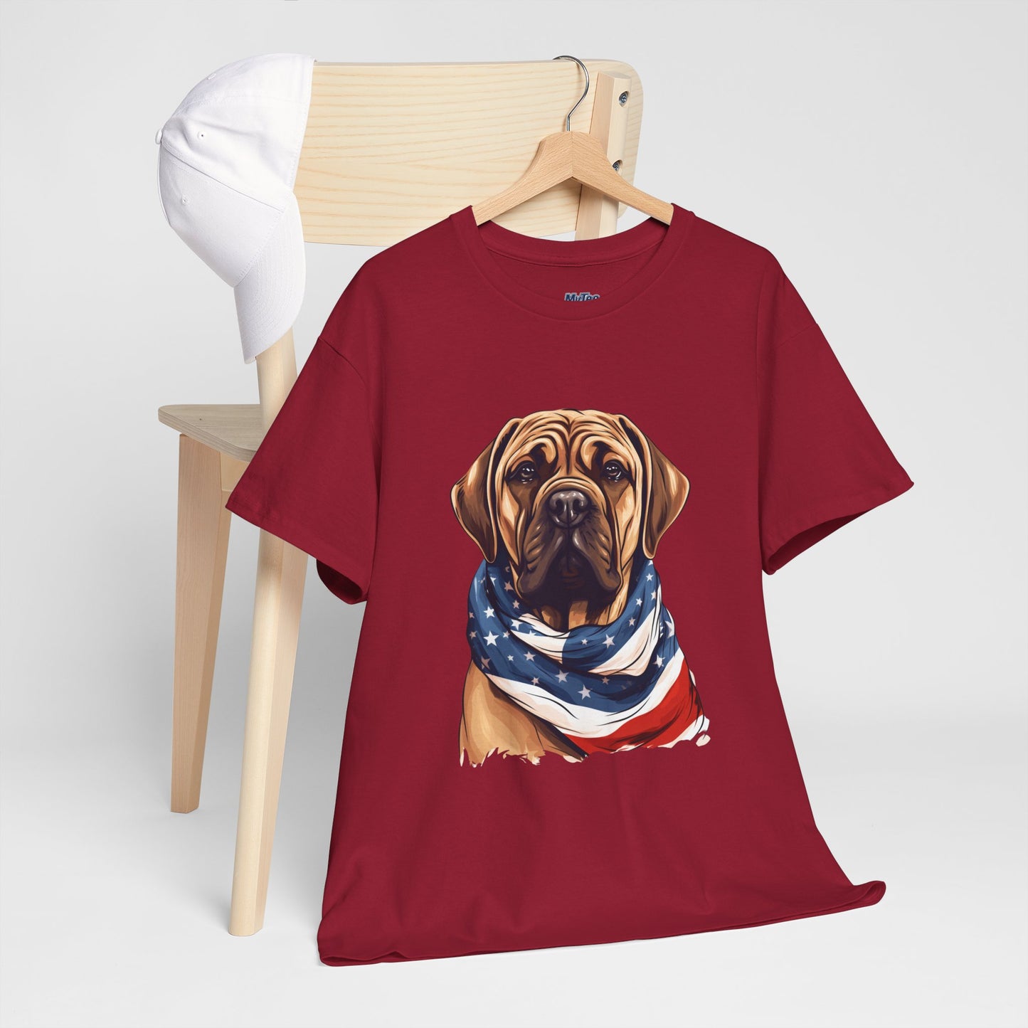 Patriotic Mastiff Unisex T-Shirt