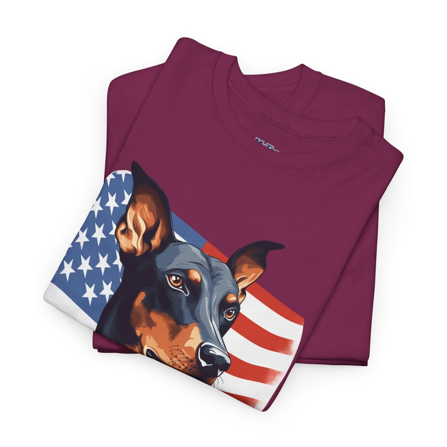 Patriotic Doberman Pinscher Unisex T-Shirt