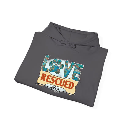 Love Rescued Me Pet Unisex Hoodie