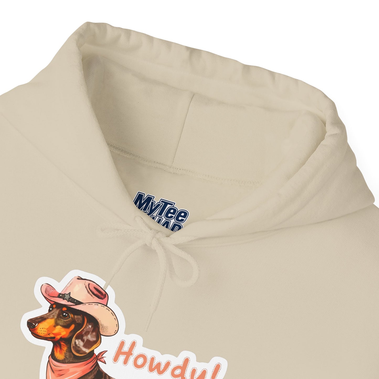 Dachshund Howdy Unisex Hoodie – For Proud Pup Parents With Western Soul