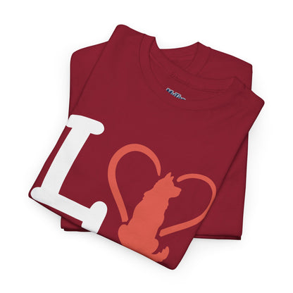 Love Dog Heart T-Shirt