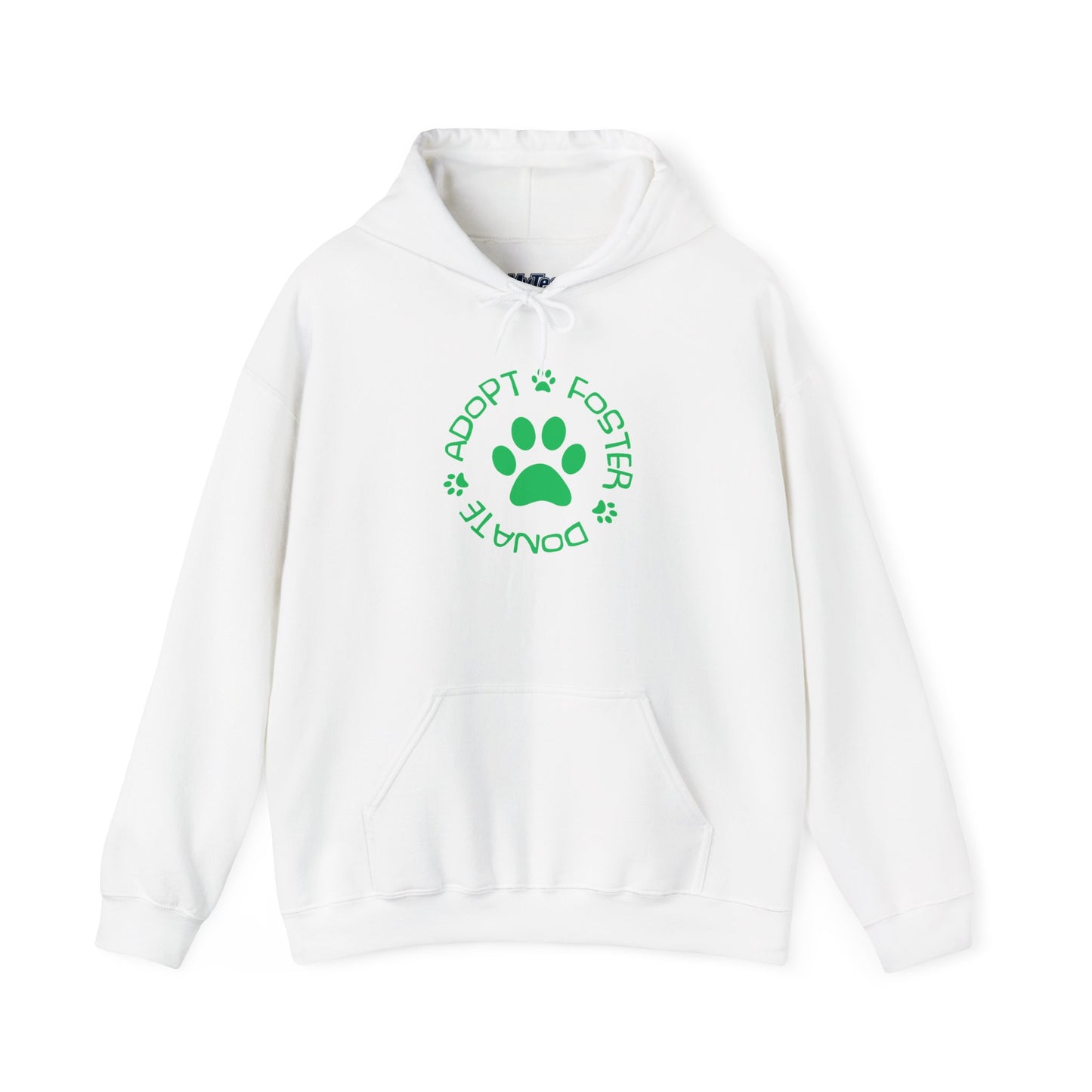 Adopt Foster Donate Unisex Hoodie – Pet Rescue Support Apparel